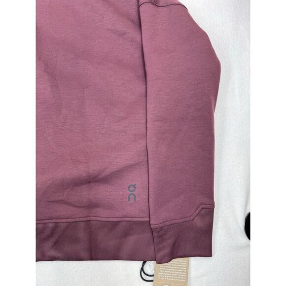 On Cloud Hoodie Womens Small Swiss Engineering Sweatshirt NWT $149 Mulberry - Picture 3 of 6